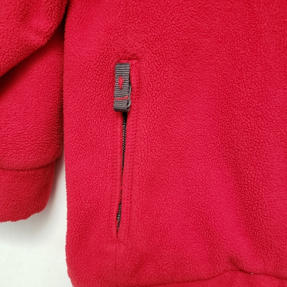 Red Gap Fleece Zip-Up Jacket - Picture 2 of 6